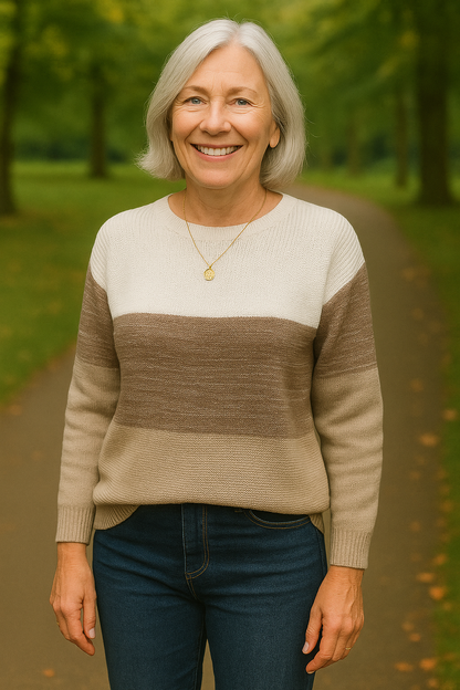Mia Dames Trui | Zacht Ombre Effect, Comfortabele Pasvorm 1