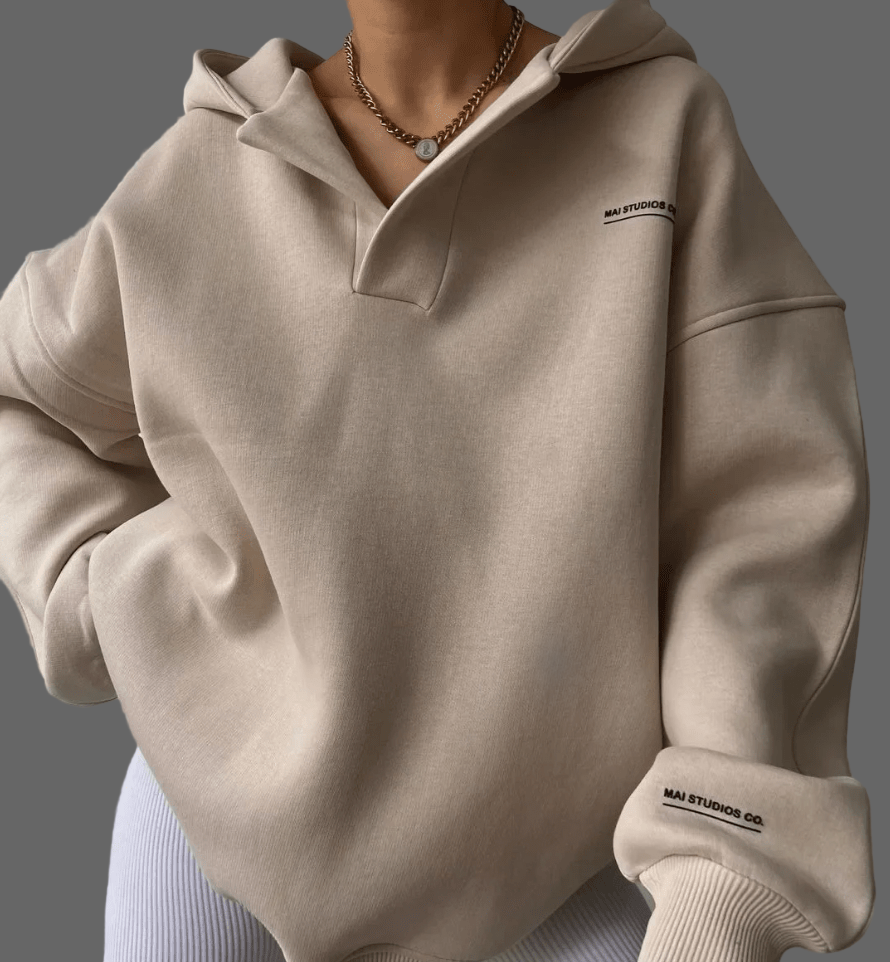 Mila Dames Hoodie | Zachte Stof, Casual Elegantie 0
