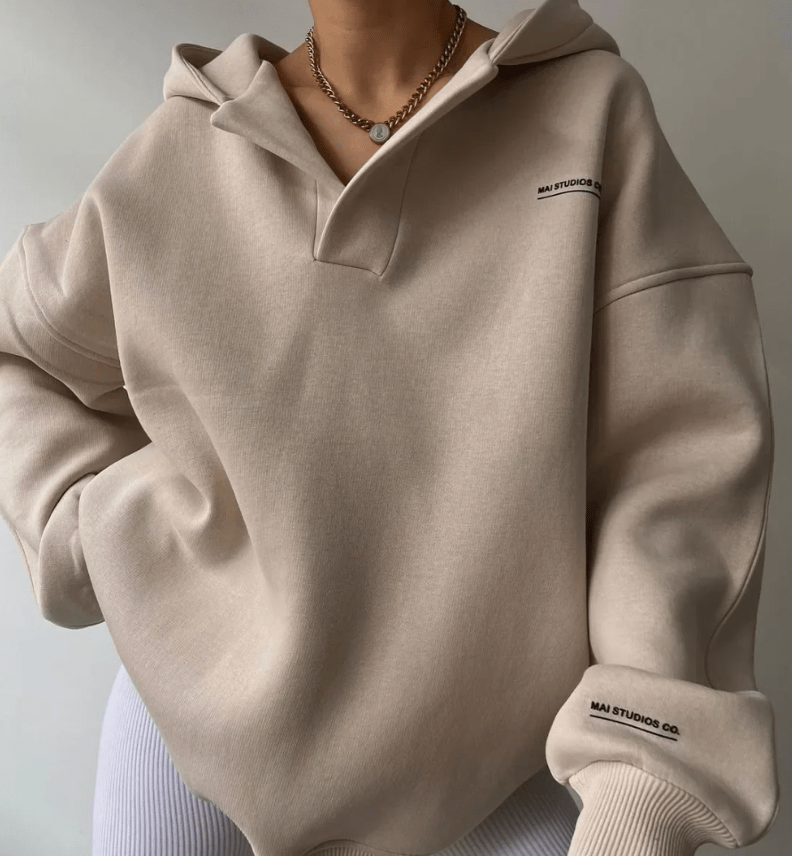 Mila Dames Hoodie | Zachte Stof, Casual Elegantie