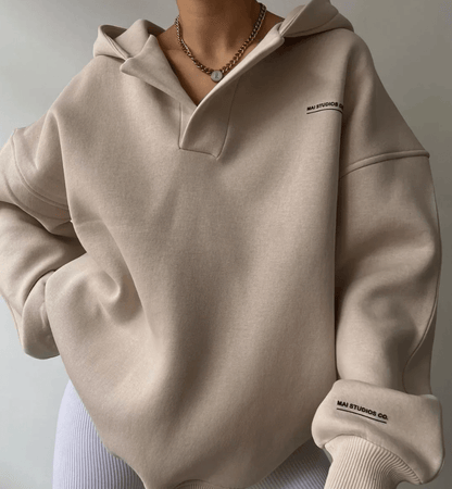 Mila Dames Hoodie | Zachte Stof, Casual Elegantie