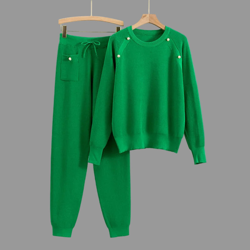 Mira Dames Tweedelige Set | Zachte Ademend Stof, Comfy Look 0