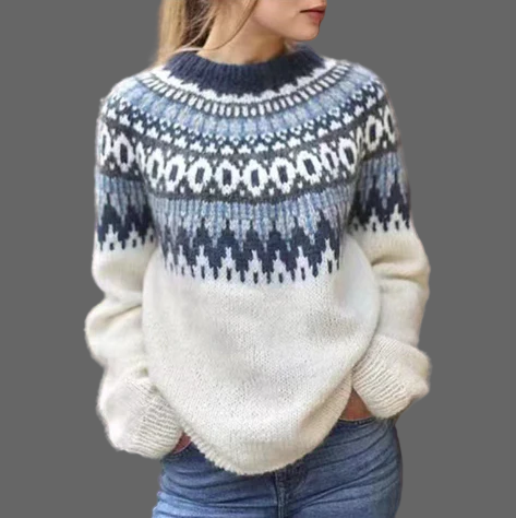 Nora Dames Trui | Gebreid, Warm en Stijlvol 0