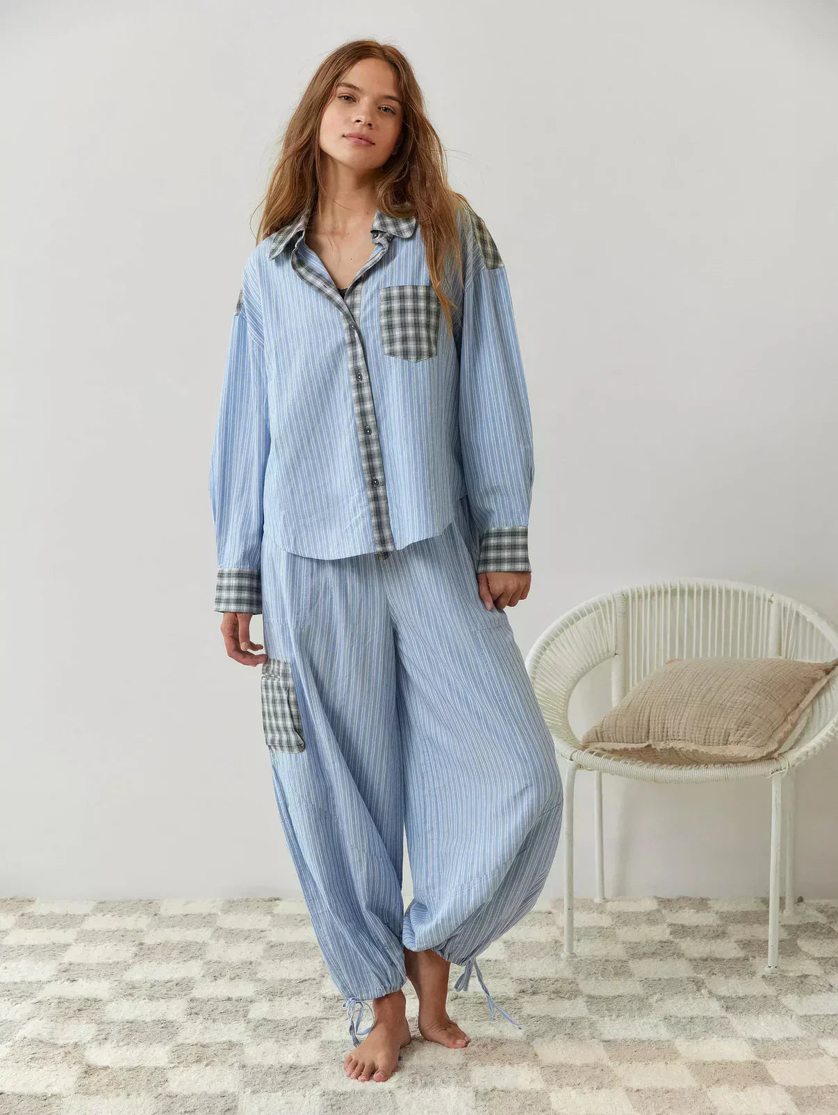 Evelina Dames Pyjama Set Comfortabel en Stijlvol