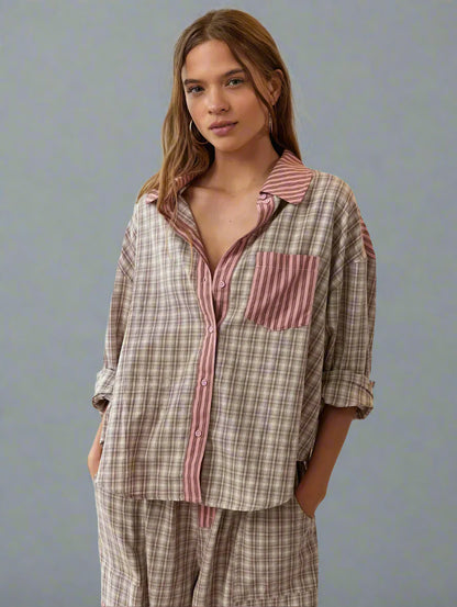 Evelina Dames Pyjama Set Comfortabel en Stijlvol