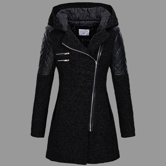 Rosa Dames Jas Winter | Ademend Materiaal, Elegant Lange Pasvorm 0