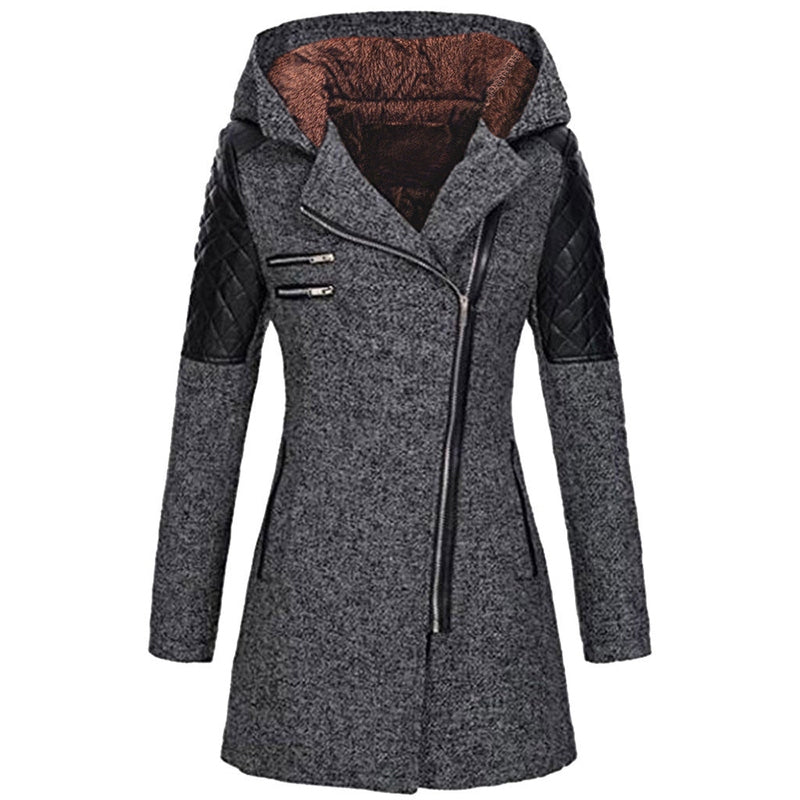 Rosa Dames Jas Winter | Ademend Materiaal, Elegant Lange Pasvorm 1