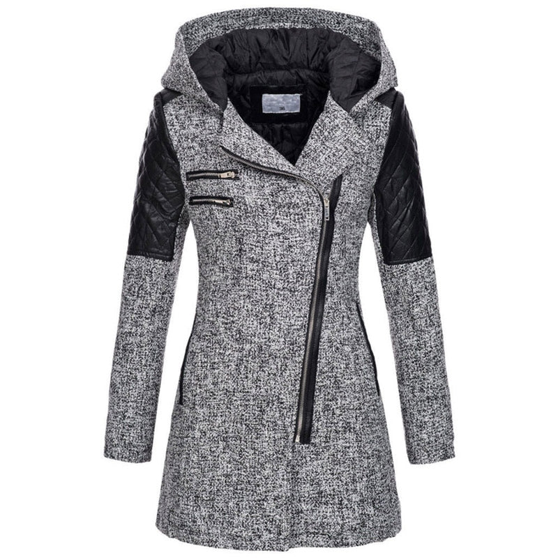 Rosa Dames Jas Winter | Ademend Materiaal, Elegant Lange Pasvorm 2