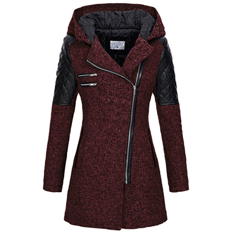 Rosa Dames Jas Winter | Ademend Materiaal, Elegant Lange Pasvorm 5
