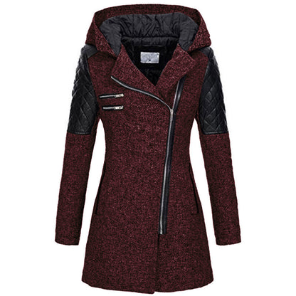 Rosa Dames Jas Winter | Ademend Materiaal, Elegant Lange Pasvorm 5