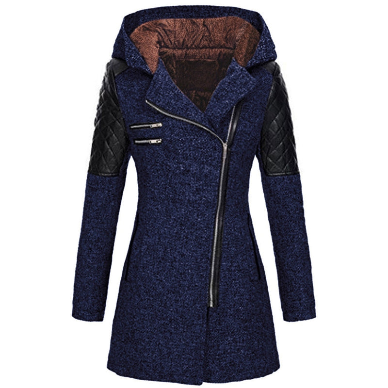 Rosa Dames Jas Winter | Ademend Materiaal, Elegant Lange Pasvorm 6