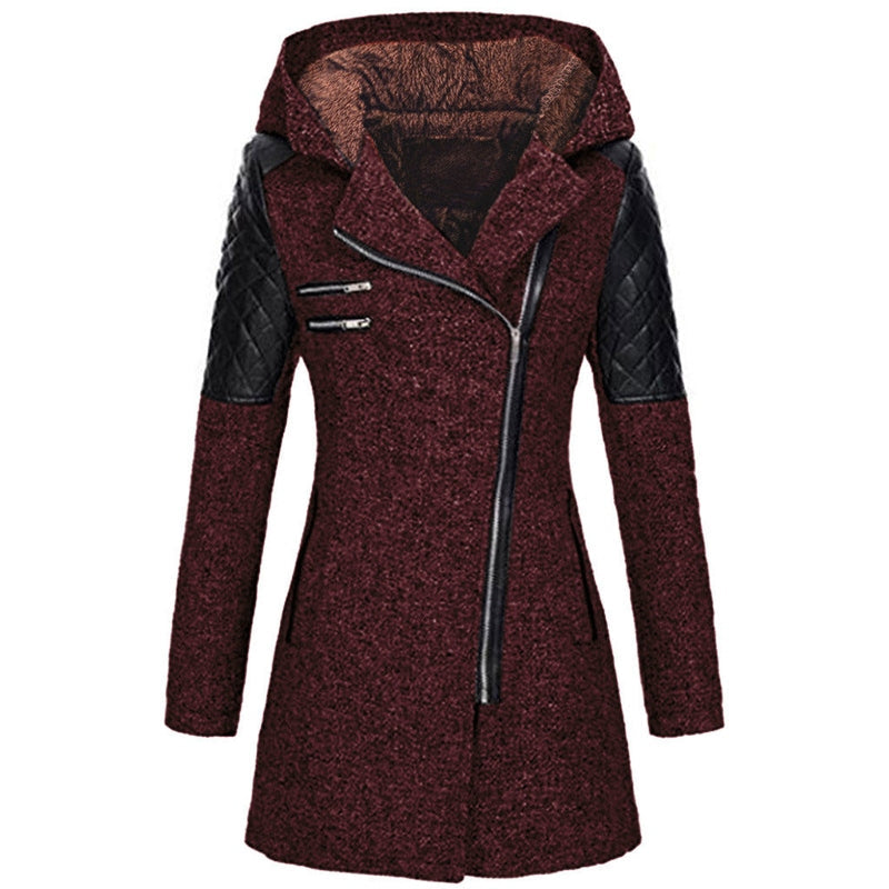 Rosa Dames Jas Winter | Ademend Materiaal, Elegant Lange Pasvorm 7