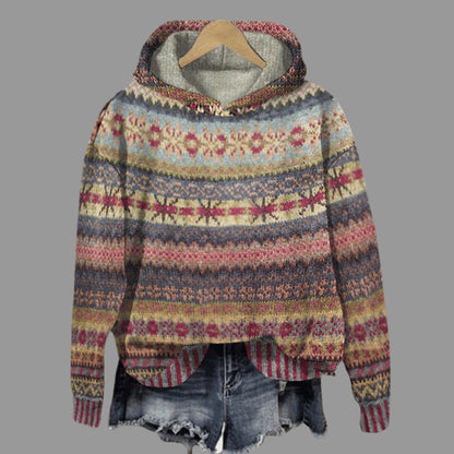 Sanne Noorse Dameshoodie | Traditioneel Patroon, Warm en Comfortabel 0