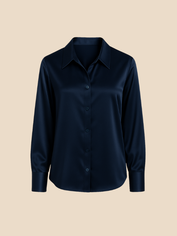 Sanne Witte Dames Blouse | Elegante Satijnen, Casual En Formeel 5