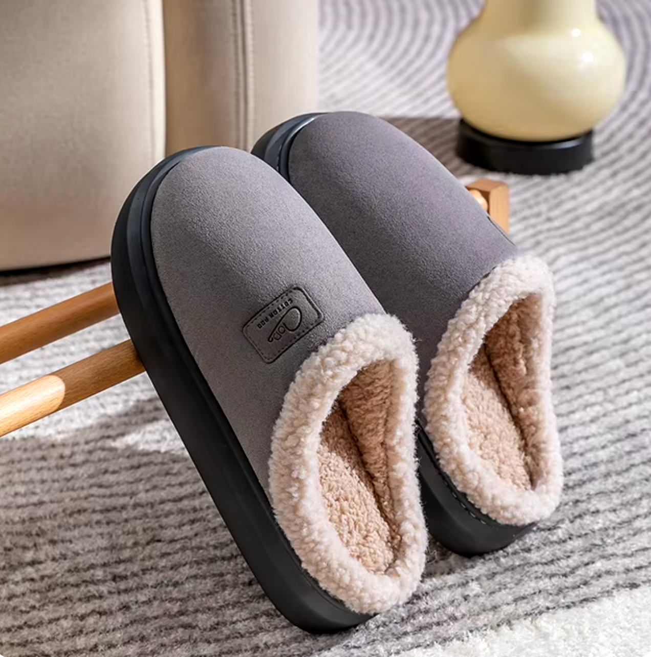 Dames Schapenvacht Pantoffels Warm & Comfortabel