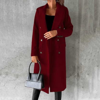 Sienna Dames Trenchcoat | Comfortabele Pasvorm, Lange Zwarte Trenchcoat 3