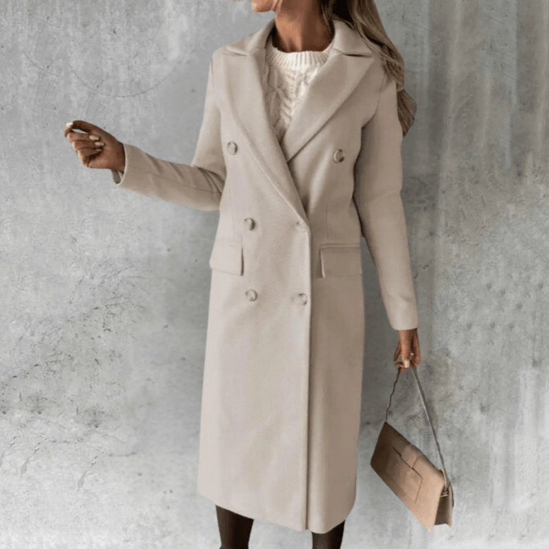 Sienna Dames Trenchcoat | Comfortabele Pasvorm, Lange Zwarte Trenchcoat 5