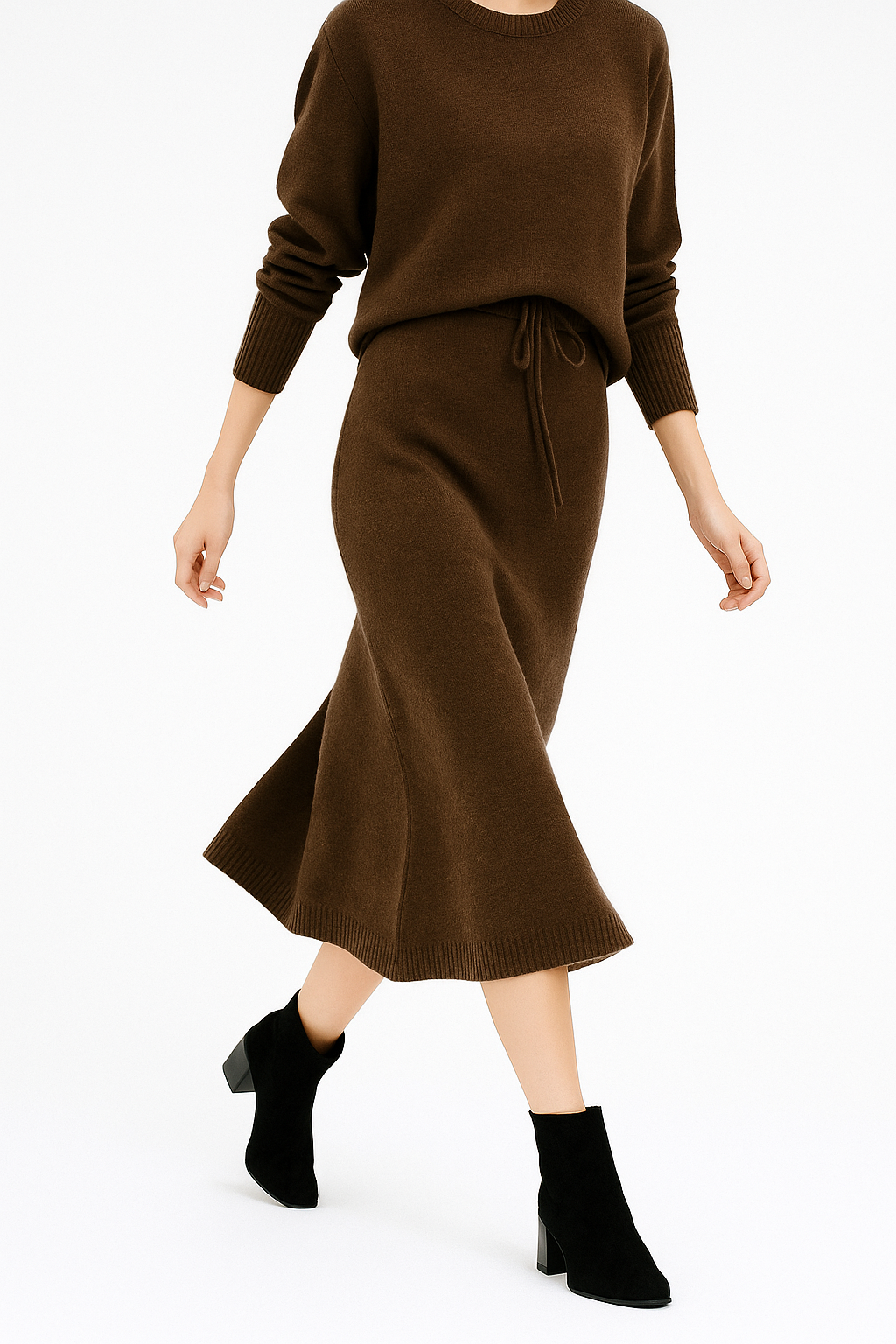 Soezel Gebreide Set Dames | Comfortabele Polyester-Katoenmix, Relaxte Pasvorm 1