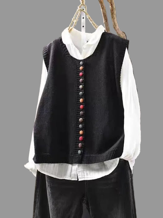 Sophie Dames Vest | Tijdloos Ontwerp, Comfortabele Pasvorm 0