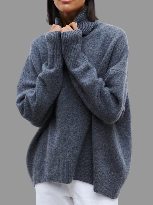 Stijlvolle Witte Coltrui Dames | Oversized, Merinowolmix, Vintage Look 0