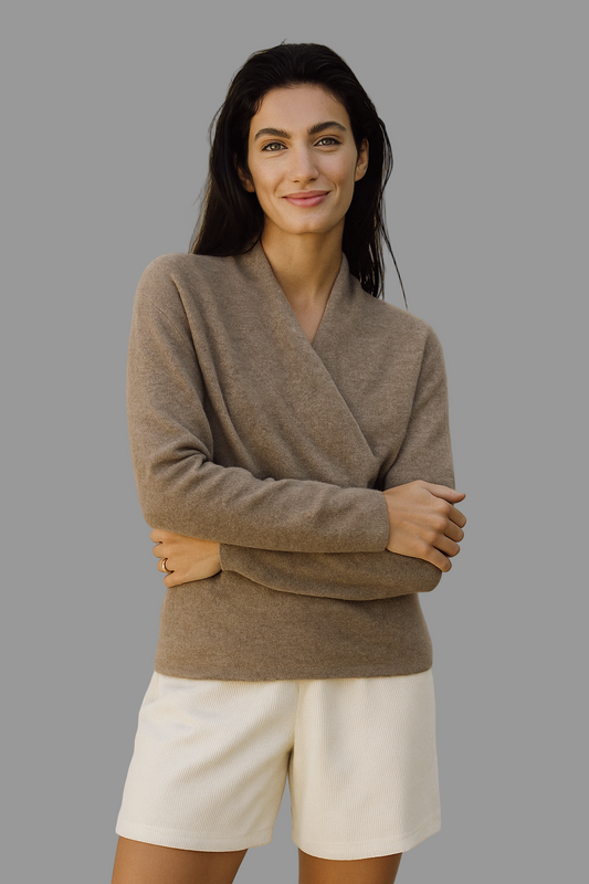 Sublime V-hals Gebreide Trui | Comfortabel en Minimalistisch 0