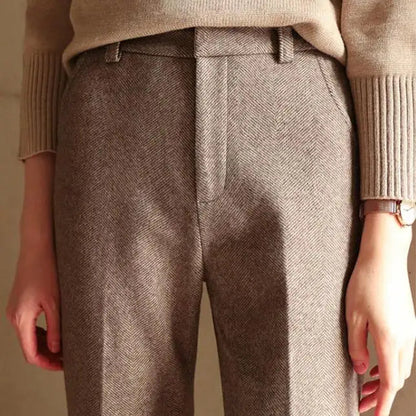 Torino Damesbroek Hoge Taille | Zachte Wolmix, Comfortabel voor Koud Weer 2