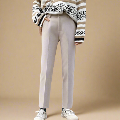 Torino Damesbroek Hoge Taille | Zachte Wolmix, Comfortabel voor Koud Weer 3