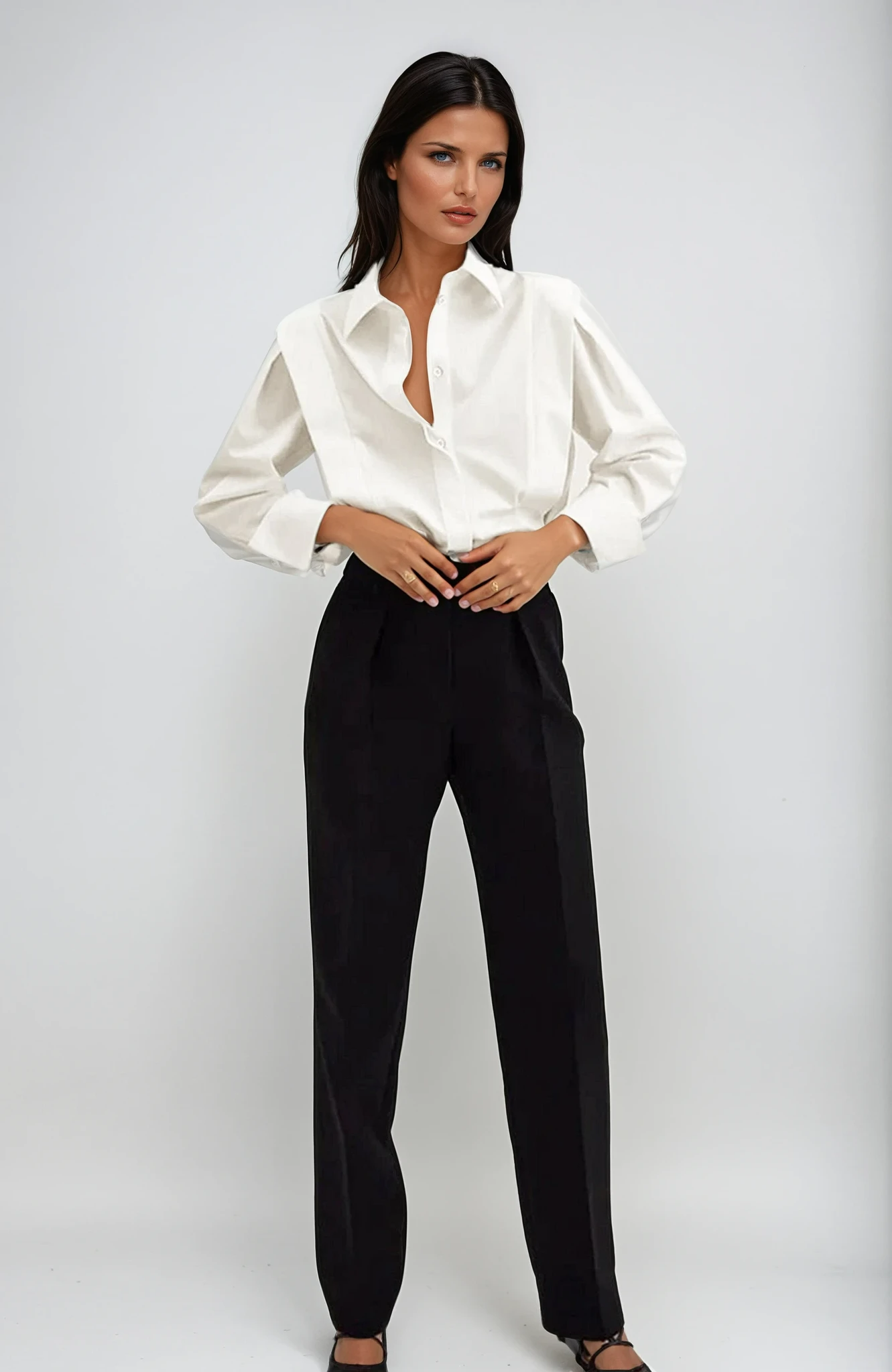 Vijfde Katoenen Overhemd Dames | Ademend, Slim Fit, Tijdloos Elegant 1