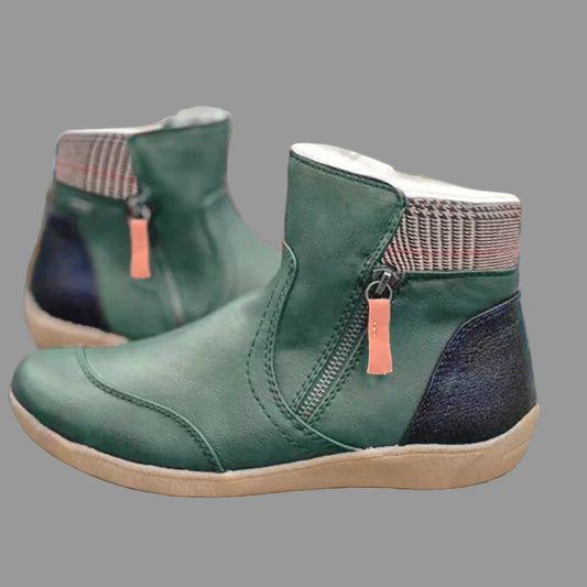 Wendy Zwarte Leren Laarzen Dames | Waterdicht, Antislip Zool, Comfortabel 0