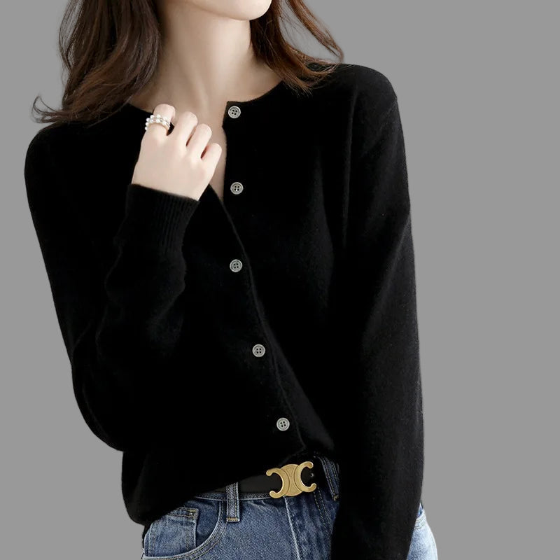 Zacht Knoop Vest Dames | Getailleerd, Tijdloze Elegantie 0