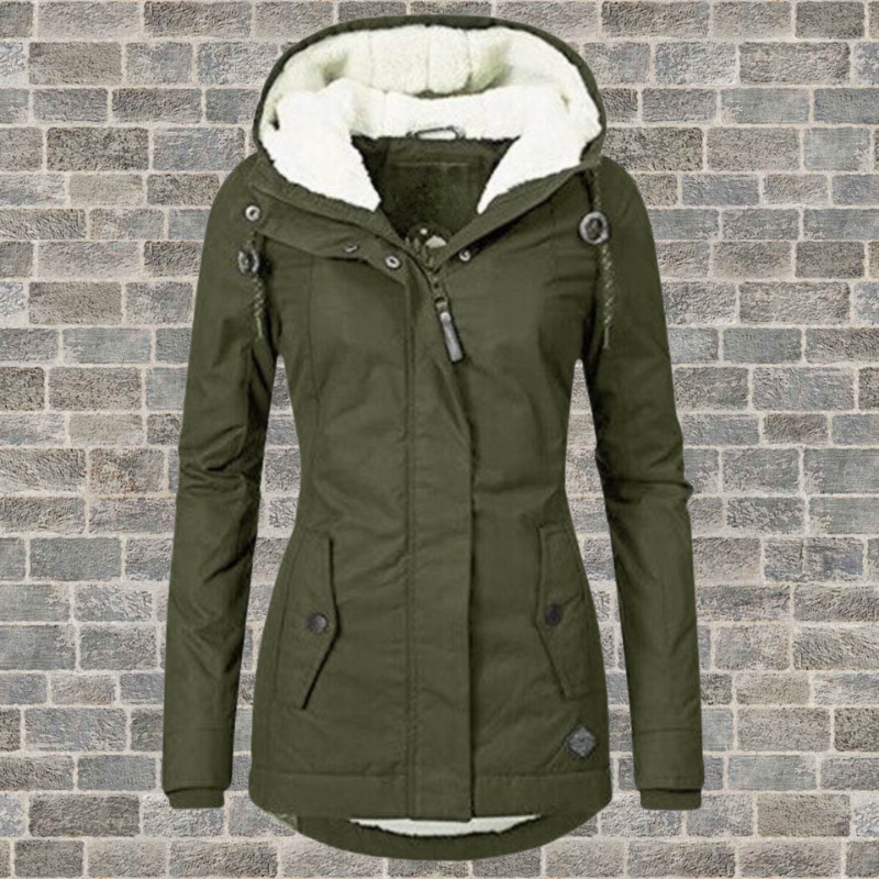 Anne Dames Winterjas met Capuchon, Warm en Waterdicht