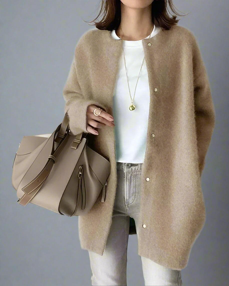 Kath Dames Vest, Wol en Mohair, Warm en Elegant