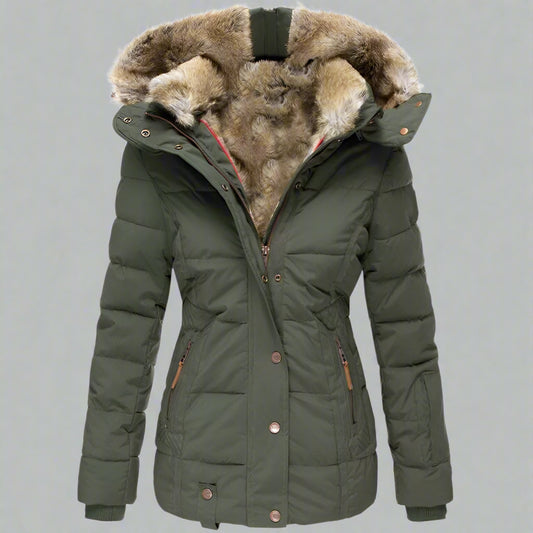 Tommy Dames Jasje, Warme Bontkraag, Waterafstotend